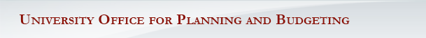 University Office for Planning & Budgeting